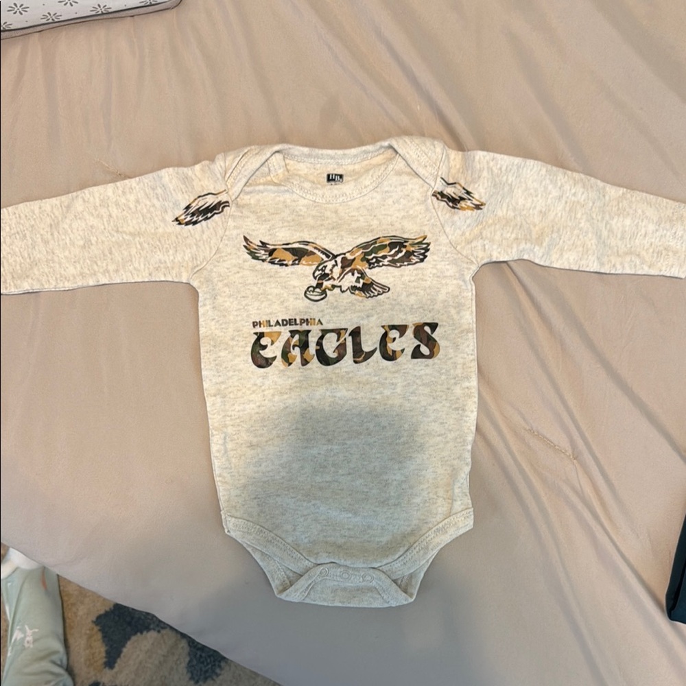 Cream Eagles Graphic Bodysuit